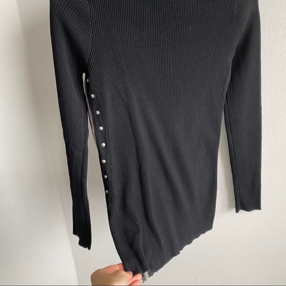 Zara black stud sweater XS - Picture 3 of 7